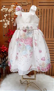 Vestido Infantil Floral Kopela