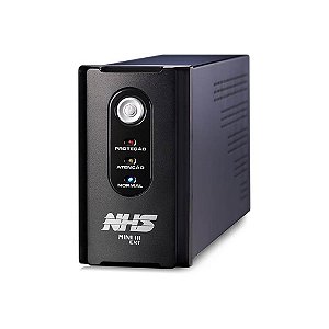 90.C0.014107 Nobreak NHS Compact Plus III Max 1400VA E.Bivolt S.120V ou Conf 220V Bat 2x7Ah/ 24V USB+ENG 8 Tomadas