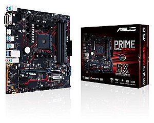 90MB10H0-C1BAY0 Placa-Mãe Asus Gaming (PRIME B450M-GAMING) AMD AM4 DDR4 mATX