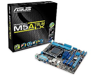 90-MIBFW2-G0XCK1SZ Placa-Mãe Asus (M5A78L-M LX/BR) AMD AM3 DDR3 Micro ATX