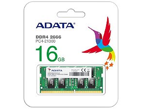 AD4S2666316G19-S MEMORIA NOTEBOOK DDR4 ADATA