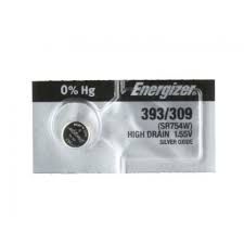Bateria Energizer 393/309 - Óxido de prata para coletor de assinatura