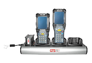 HCH-9033-CHG - Carregador GTS 6 Compartimentos (3 Aparelhos + 3 Baterias) Para Symbol MC9000