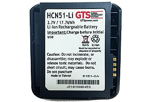 HCN51-LI - Bateria GTS Para Computadores Móveis Intermec CN50 / CN51