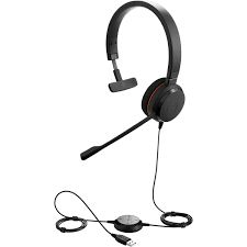 Jabra Headset Evolve 20 Monoauricular MS (USB), 4993-823-109