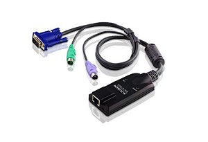 KA9120 Adaptador KVM PS / 2 VGA com suporte a vídeo composto