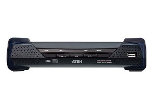 KE6912R 2K DVI-D Dual Link KVM sobre IP Receiver com PoE