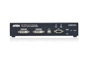 KE6940T Transmissor KVM sobre IP IP DVI-I de exibição dupla   KE6940T