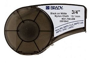 M21-750-499 - Fita Nylon Preto no Branco Brady BMP21