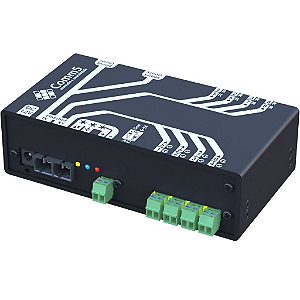MA-50042FX Módulo de Acionamento via rede fibra ótica 100Base-FX com 4 saídas, 4 entradas e 4 Seriais