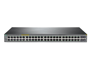 Switch 1920S Gerenciável 48G 4SFP com 48x 10/100/1000Mbps RJ45 (sendo 24x PoE+) + 4x SFP 1G (Potencia PoE+: 370W) - HPE / JL386A