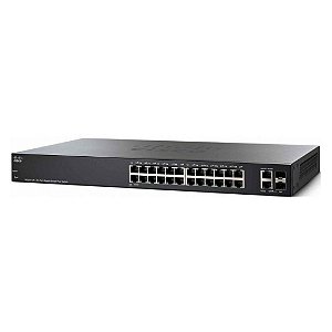 Switch Cisco Gigabit Smart 26 Portas 10/100/1000Mbps / SG220-26-K9-BR