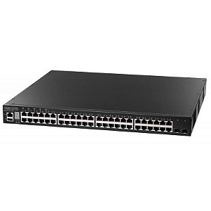 Switch Edge-Core 48 Portas 10/100/1000 PoE + 2 SFP+ 2 EXP. Gerenciável L2/L3/L4 - ECS4620-52P