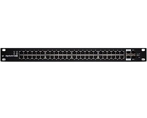 Switch Edge Ubiquiti 48Portas RJ45 + 4Portas SFP PoE - ES-48-750W