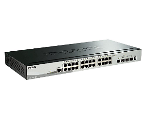 Switch SmartPro Gigabit 24 x 10/100/1000Mbps, 4 x 10G SFP+ D-Link / DGS-1510-28X