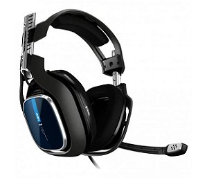 Headset ASTRO Gaming A40 TR - Preto/Azul - 939-001788