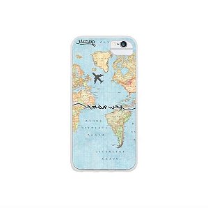 Capinha para Celular Mapa Mundi Manuscrita