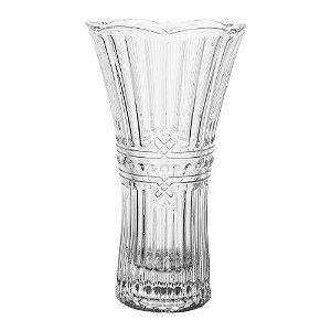 Vaso Decorativo em Cristal Transparente - 24 CM