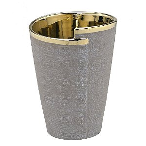 Vaso Decorativo Rustico Casa Bege Moderno Mesa Sala Luxo