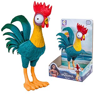 Boneco Galo Hei Hei Brinquedo Com Som Moana Disney Original