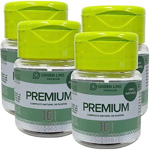 Green Line Premium 10 cáps - Kit 4 potes