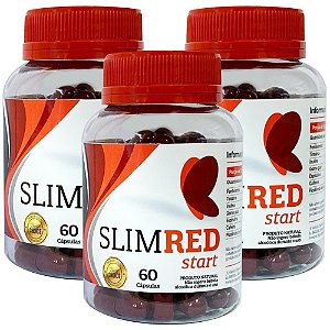 Slim Red Start 60 cáps - Kit 3 unidades