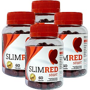 Slim Red Start 60 cáps - Kit 4 unidades