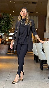 Blazer Crepe Alfaiataria