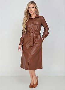 Maxi Chemise Manga Longa