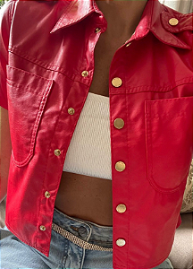 Camisa Leather com Bolsos