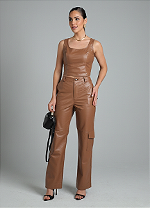 Conjunto Top Giulia e Calça Cargo Abigail