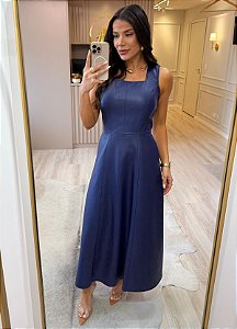Vestido Rana em Couro Sintético Premium
