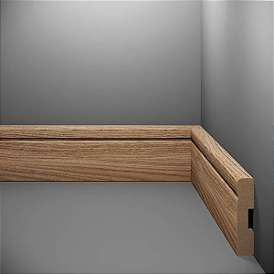 RODAPE EUCAFLOOR MDF 7CM ESTILO 10 - 2,40M