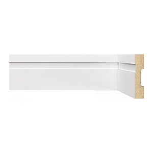 ALIZAR MDF BRANCO 10CM FRISADO - 2,40M