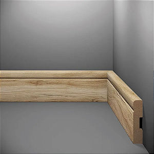 RODAPE EUCAFLOOR MDF 7CM ESTILO 7 - 2,40M
