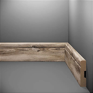 RODAPE EUCAFLOOR MDF 7CM ESTILO 23 - 2,40M