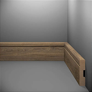RODAPE EUCAFLOOR MDF 7CM ESTILO 22 - 2,40M