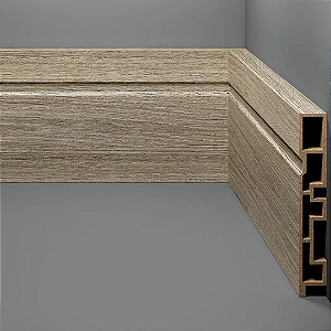 RODAPE EUCAFLOOR ACQUA NEW COLORS 18 FRISADO 10CM - 2,40M