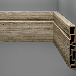 RODAPE EUCAFLOOR ACQUA NEW COLORS 7 FRISADO 10CM - 2,40M