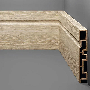 RODAPE EUCAFLOOR ACQUA NEW COLORS 17 FRISADO 10CM - 2,40M