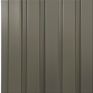 PAINEL RIPADO FINOTTATO 25MM CINZA 12,2CM - 2,85M