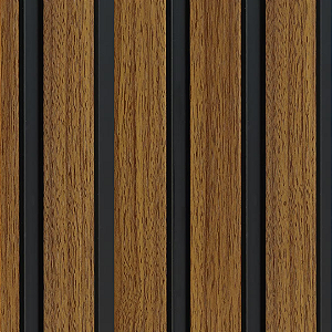 PAINEL RIPADO FINOTTATO 25MM FREIJO PRETO 12,2CM - 2,85M