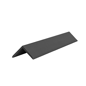 CANTONEIRA PAINEL RIPADO EXTERNO WPC FINOTTATO PRETO - 3M