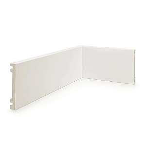 ALIZAR POLIESTIRENO FINOTTATO BRANCO 10CM LISO 15MM - 2,40M