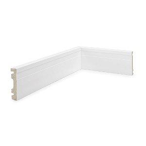 ALIZAR POLIESTIRENO FINOTTATO BRANCO 7CM LISO 15MM - 2,40M