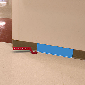 RODAPE VINILICO PLANO DP (COR A DEFINIR) 5CM - 25M