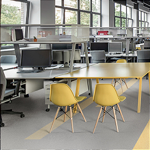 PISO VINILICO EM MANTA TARKETT DECODE COLORMATCH WARM MED GREY 2,0MM - 46M2