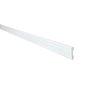 RODAPE POLIESTIRENO GART COMPACTA FZ7 BRANCO 7CM FRISADO 13MM - 2M