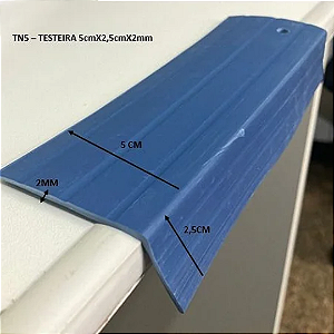 TESTEIRA DE PVC 5×2,5CM (COR À DEFINIR) 2MM - 50M