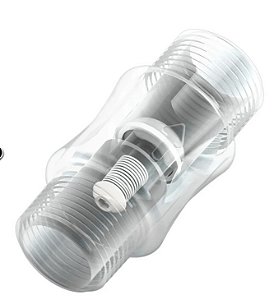BLOQUEADOR DE AR  3/4" CRISTAL